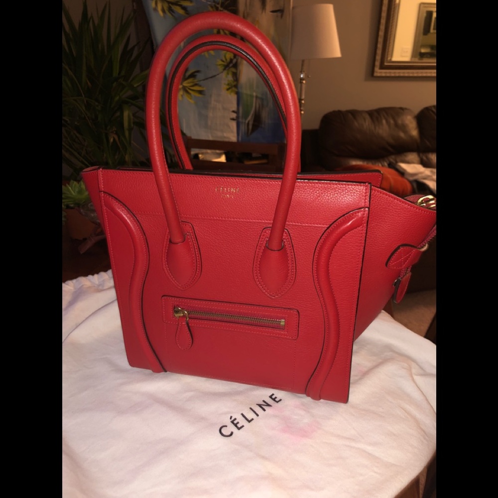 Celine Micro Luggage Tote